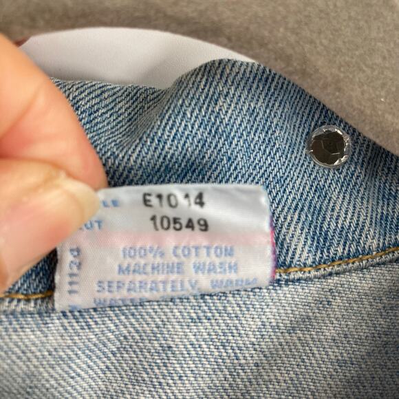 Vintage Guess Georges Marciano Denim Trucker Jacket Toddler 3T 80s DIY - Picture 8 of 10